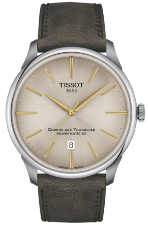 Hodinky pre pánov Tissot T-Classic Chemin des Tourelles Powermatic 80 T139.407.16.261.00