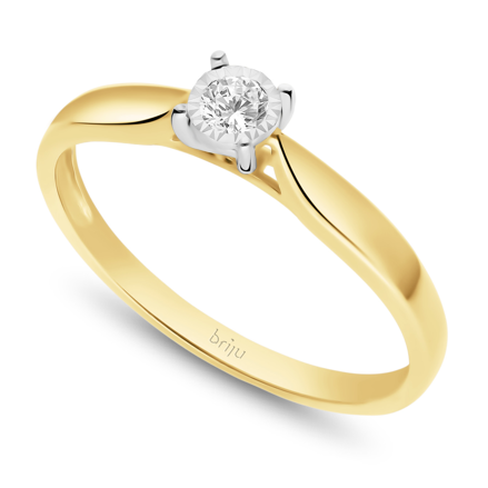 Dámsky prsteň s diamantom b0721