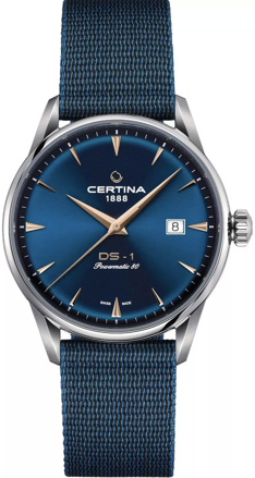 Hodinky CERTINA DS-1 C029.807.11.041.02 POWERMATIC 80, AUTOMAT, 40 MM