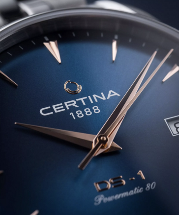Hodinky CERTINA DS-1 C029.807.11.041.02 POWERMATIC 80, AUTOMAT, 40 MM