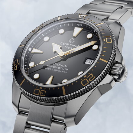 Hodinky CERTINA DS ACTION DIVER 38MM POWERMATIC 80 C048.807.44.051.00