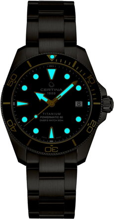 Hodinky CERTINA DS ACTION DIVER 38MM POWERMATIC 80 C048.807.44.051.00