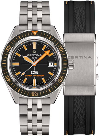 Pánske hodinky Certina DS Super PH2000M Automatic Powermatic 80 C050.607.44.051.02