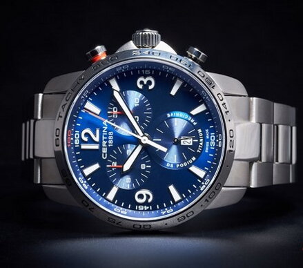 C001.647.440.47.00 Certina DS Podium Chronograph 1/100 sec Titanium (C0016474404700) 