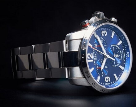 C001.647.440.47.00 Certina DS Podium Chronograph 1/100 sec Titanium (C0016474404700) 