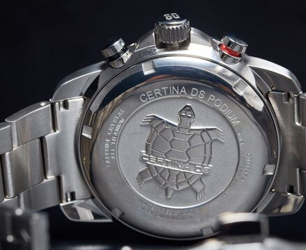 C001.647.440.47.00 Certina DS Podium Chronograph 1/100 sec Titanium (C0016474404700) 