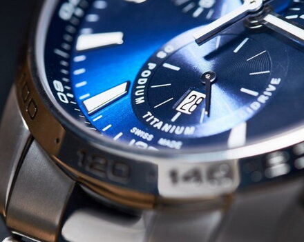 C001.647.440.47.00 Certina DS Podium Chronograph 1/100 sec Titanium (C0016474404700) 