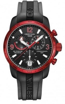 Certina C001.639.97.057.02 DS Podium Chronograph  GMT Aluminium ( C0016399705702 ) + DARČEK ZDARMA