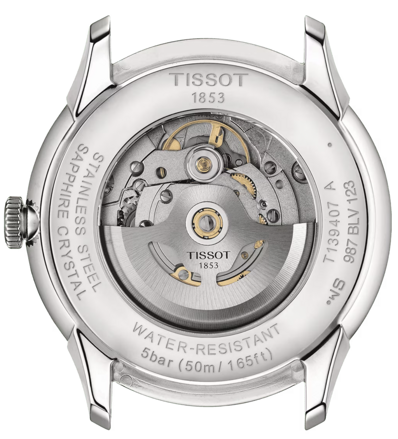 Hodinky pre pánov Tissot T-Classic Chemin des Tourelles Powermatic 80 T139.407.16.261.00