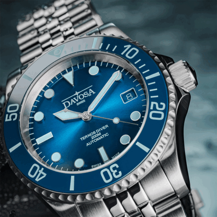 DAVOSA TERNOS DIVER BLUE LAGOON 161.554.04 LIMITED EDITION 200pcs