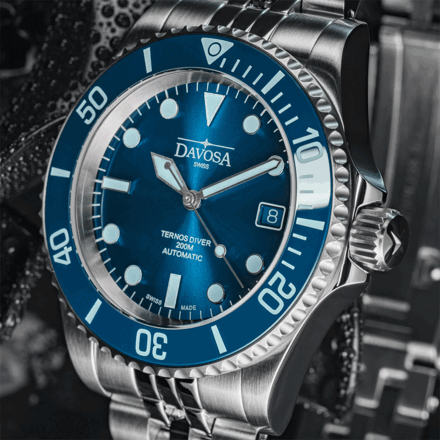 DAVOSA TERNOS DIVER BLUE LAGOON 161.554.04 LIMITED EDITION 200pcs