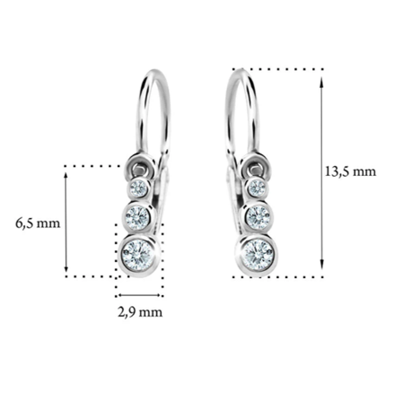 Detské náušnice Cutie C2255bz