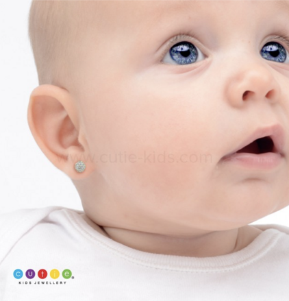 Detské náušnice Cutie C2150 žB šrobovacie C2150-30-10-X-1