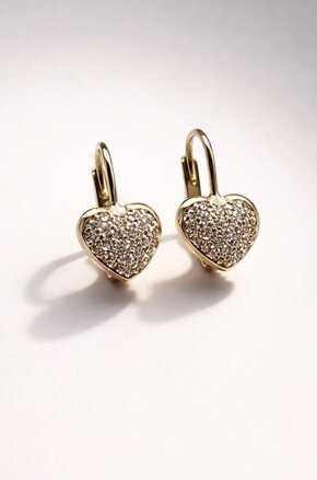 Detské  srdiečkové náušnice K8838X