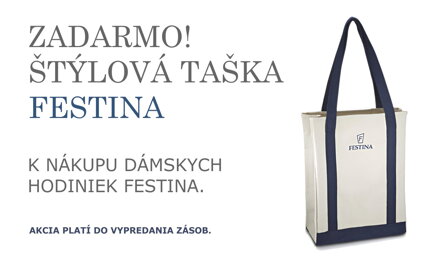 Dámske hodinky Festina 20333/1 Swarovski  + DARČEK ZDARMA taška Festina
