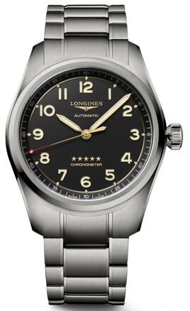 Hodinky Longines Spirit L3.811.1.53.6 titanové  (L38111536)