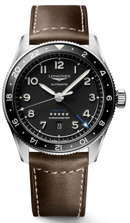 Longines Spirit Zulu Time Watch L3.812.4.53.2 (L38124532)