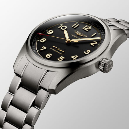 Hodinky Longines Spirit L3.811.1.53.6 titanové  (L38111536)