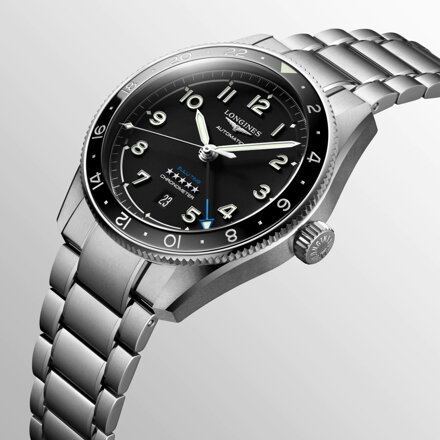 Longines Spirit Zulu Time Watch L3.812.4.53.6 (L38124536)