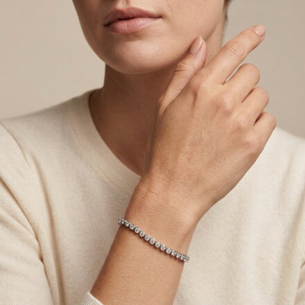 ALO Jewelry briliantový tenisový náramok 35401000b
