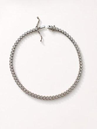 ALO Jewelry briliantový tenisový náramok 35401000b