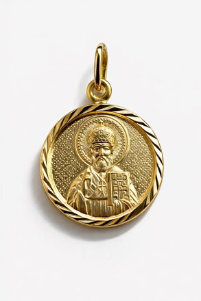 Zlatý medailón svätého Mikuláša K6646X