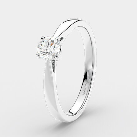 Dámsky zásnubný prsteň s diamantom R081b 0,23ct + darčekové balenie zdarma