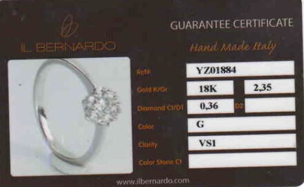Snubný prsteň s briliantmi YZ01884 0,36ct + darčekové balenie zdarma 