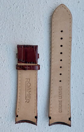 Náhradný koženný hnedý remienok ROAMER Superior R508837H