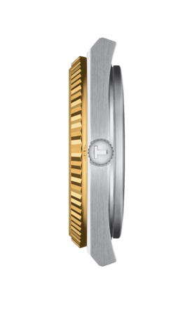 Hodinky TISSOT PRX POWERMATIC 80, zlatá 18k luneta T931.407.41.031.01