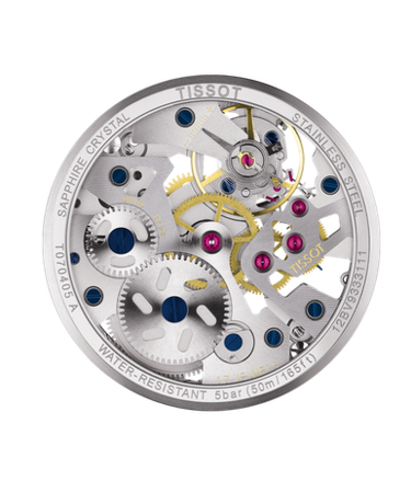 Tissot mechanické hodinky T070.405.16.411.00 T-COMPLICATION SQUELETTE (T0704051641100)