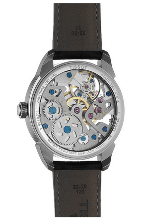 Tissot mechanické hodinky T070.405.16.411.00 T-COMPLICATION SQUELETTE (T0704051641100)