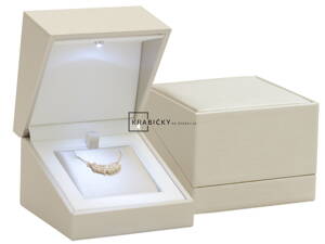 Darčeková krabička na šperky s LED svetielkom