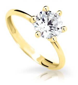 Romantický snubný prsteň DF 2486 ž + darčekové balenie zdarma