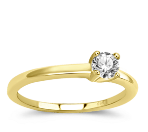 Dámsky prsteň zo žltého zlata 402276