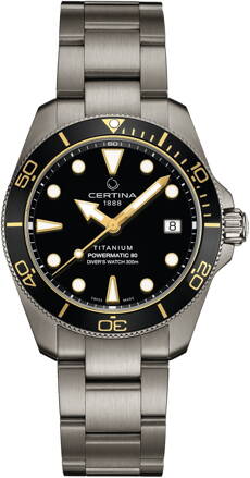 Hodinky CERTINA DS ACTION DIVER 38MM POWERMATIC 80 C048.807.44.051.00