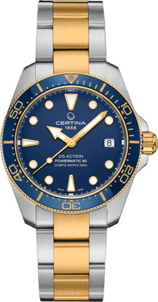 Hodinky CERTINA DS ACTION DIVER 38MM POWERMATIC 80 C048.807.22.041.00