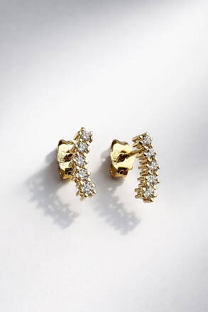 Dámske napichovacie  náušnice so zirkónmi K8968