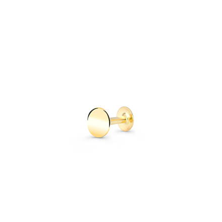 Piercing zo žltého zlata šrób z5034z