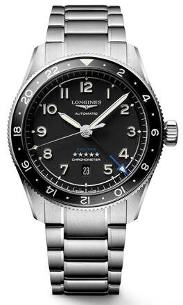 Longines Spirit Zulu Time Watch L3.812.4.53.6 (L38124536)