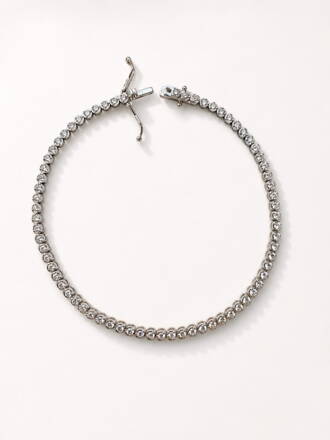 ALO Jewelry briliantový tenisový náramok 35401000b