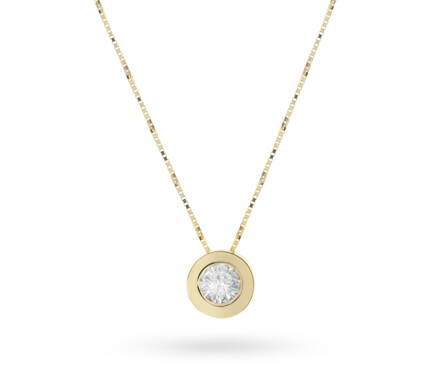 Diamantový náhrdelník zo zlata AUR02z 0,25ct