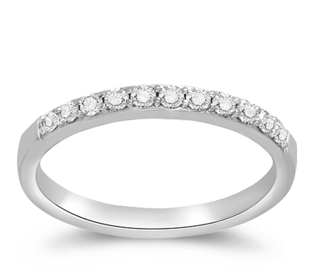 Dámsky prsteň z bieleho zlata 121501