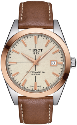 Hodinky Tissot Gentleman Powermatic 80 Silicium 18K Gold Bezel T927.407.46.261.00